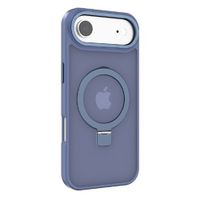 Case para iPhone Air Metal Matte con MagSafe y soporte, mate traslúcido azul