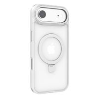 Case para iPhone Air Metal Matte con MagSafe y soporte, mate traslúcido blanco