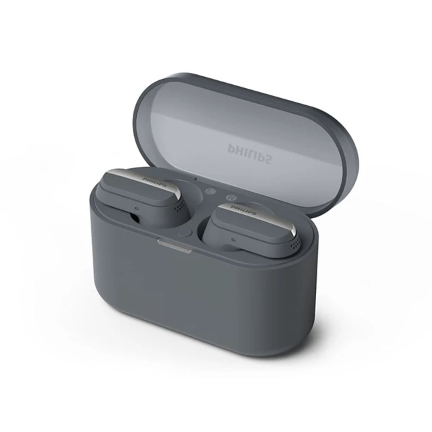 Imagen 2 del producto Audífonos bluetooth True Wireless Philips TAT6908BK resistente al agua IPX4, duración máx. 28 horas con estuche de carga, negro