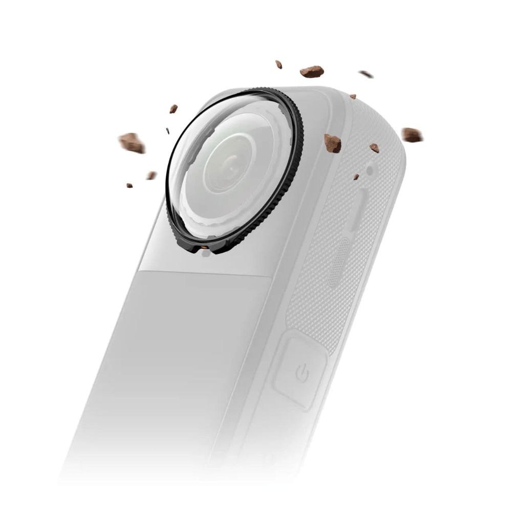 Imagen 1 del producto Protectores Premium de cristal templado para lentes Insta360 X4, alta resistencia y calidad óptica