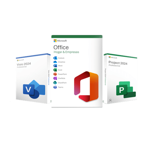 Suite Completa office 2024 - Office 2024 Home and Business - Project Pro 2024 - Visio Pro 2024, Permanente, 1 PC