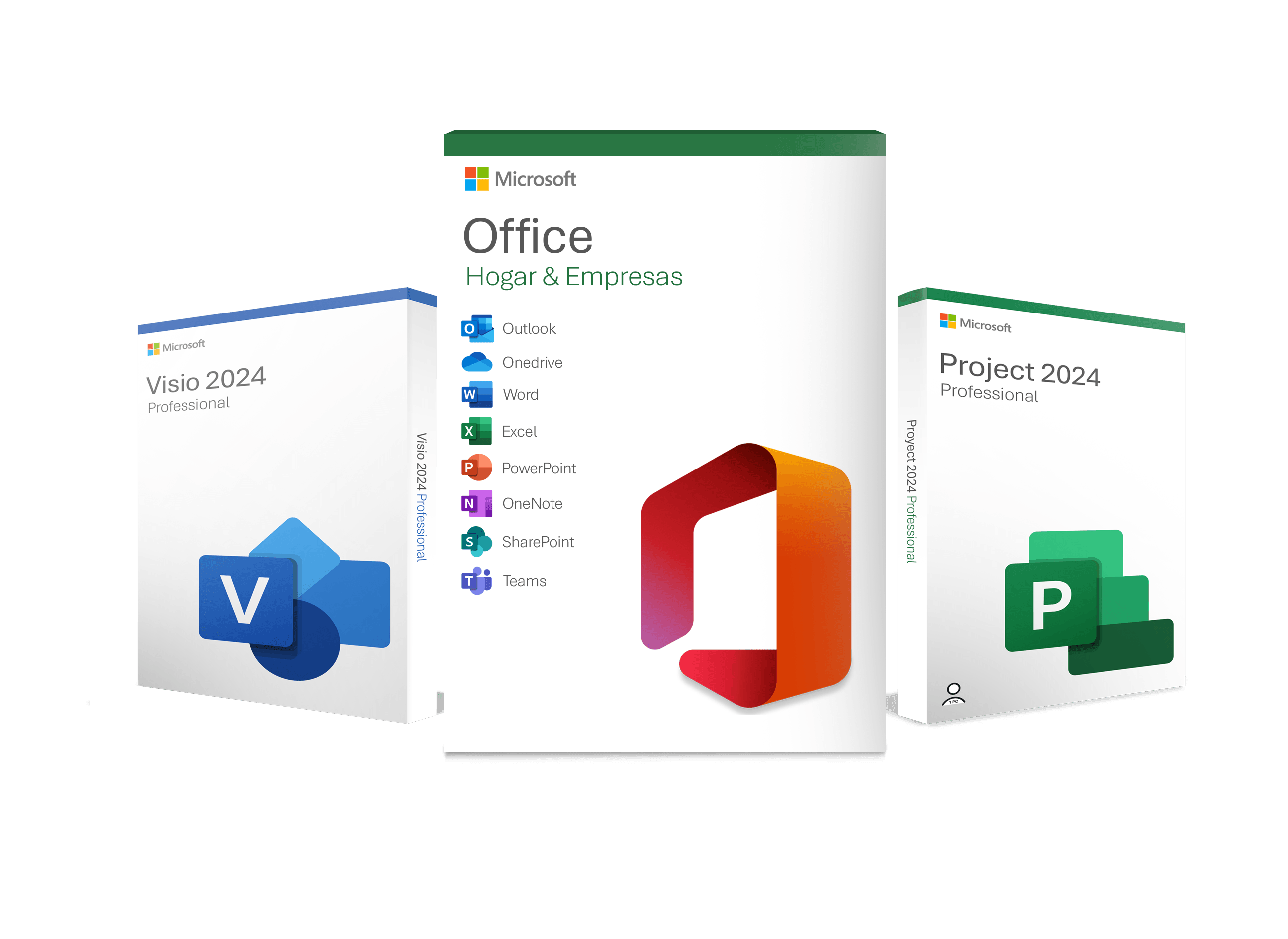 Suite Completa office 2024 - Office 2024 Home and Business - Project Pro 2024 - Visio Pro 2024, Permanente, 1 PC