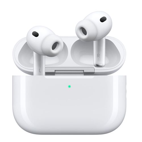 AirPods Pro 3ra Gen cancelación de ruido, resistente al agua IP57, duración máx. 30 horas, con estuche de carga, blanco