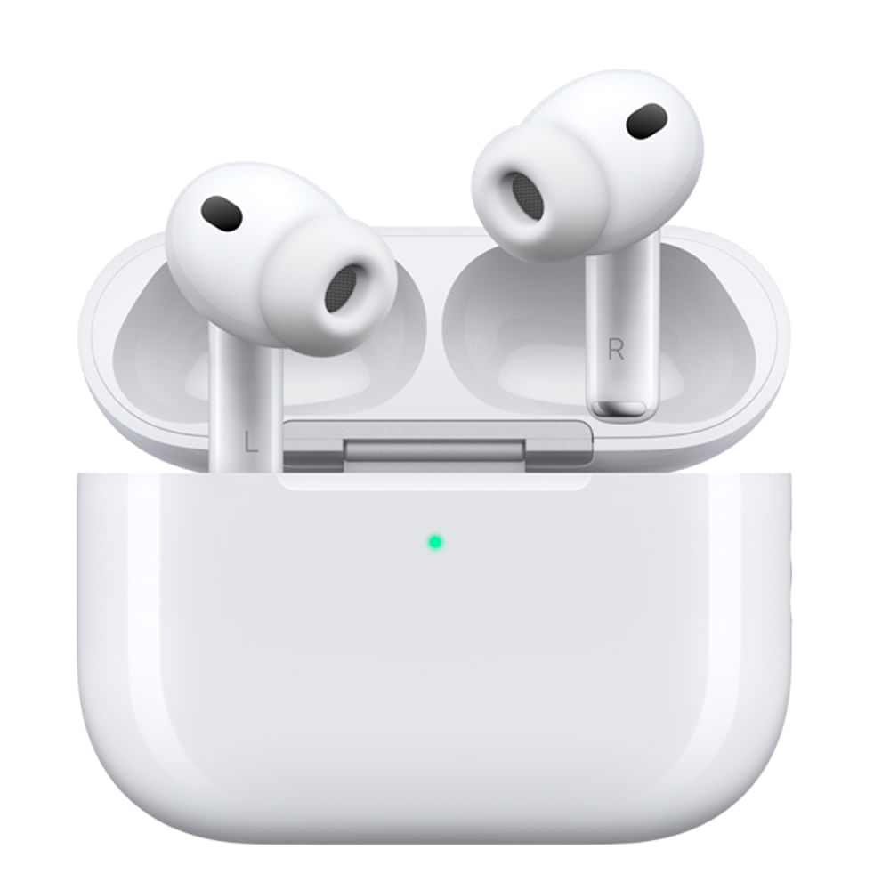 Audífonos bluetooth True Wireless Apple AirPods Pro 3ra gen. resistente al agua IP57, duración máx. 30 horas, cancelación de ruido, blanco
