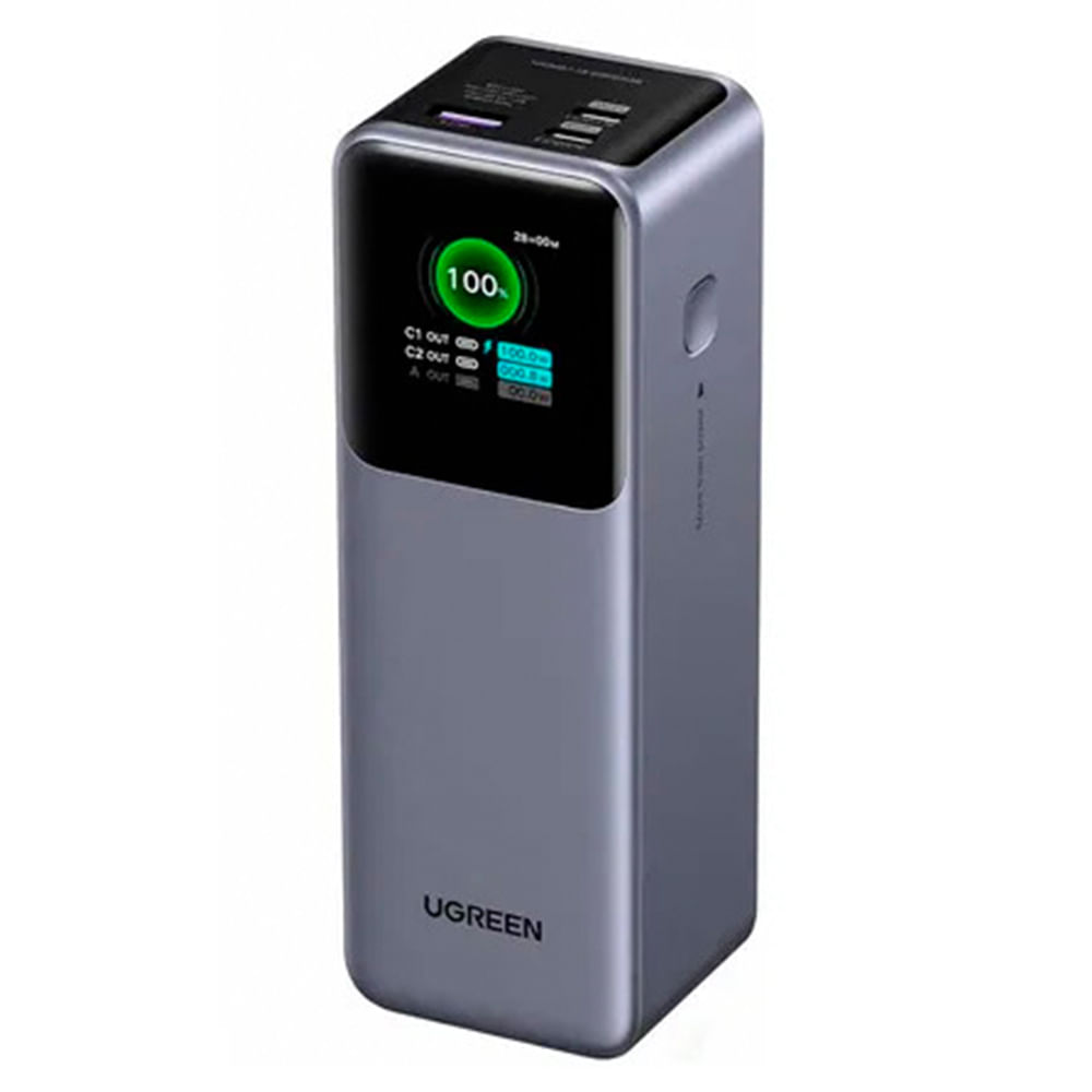 Batería externa Ugreen, 25000 mah, 200w, tipo c / usb + usb- c, negro