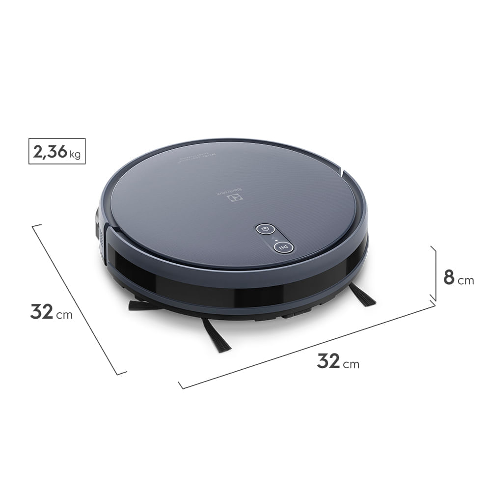 Imagen 2 del producto Aspiradora robot Electrolux ERB44 4 en 1 Wi-Fi, aspira, barre y trapea, sensores anticolisión, filtro HEPA