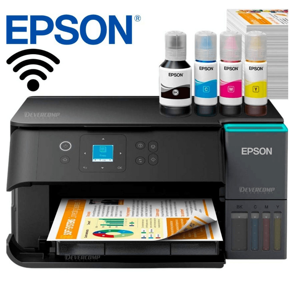 Imagen 2 del producto Impresora multifuncional Epson L4360, inyección de tinta, inlámbrica, Wi-Fi, con tanques recargables