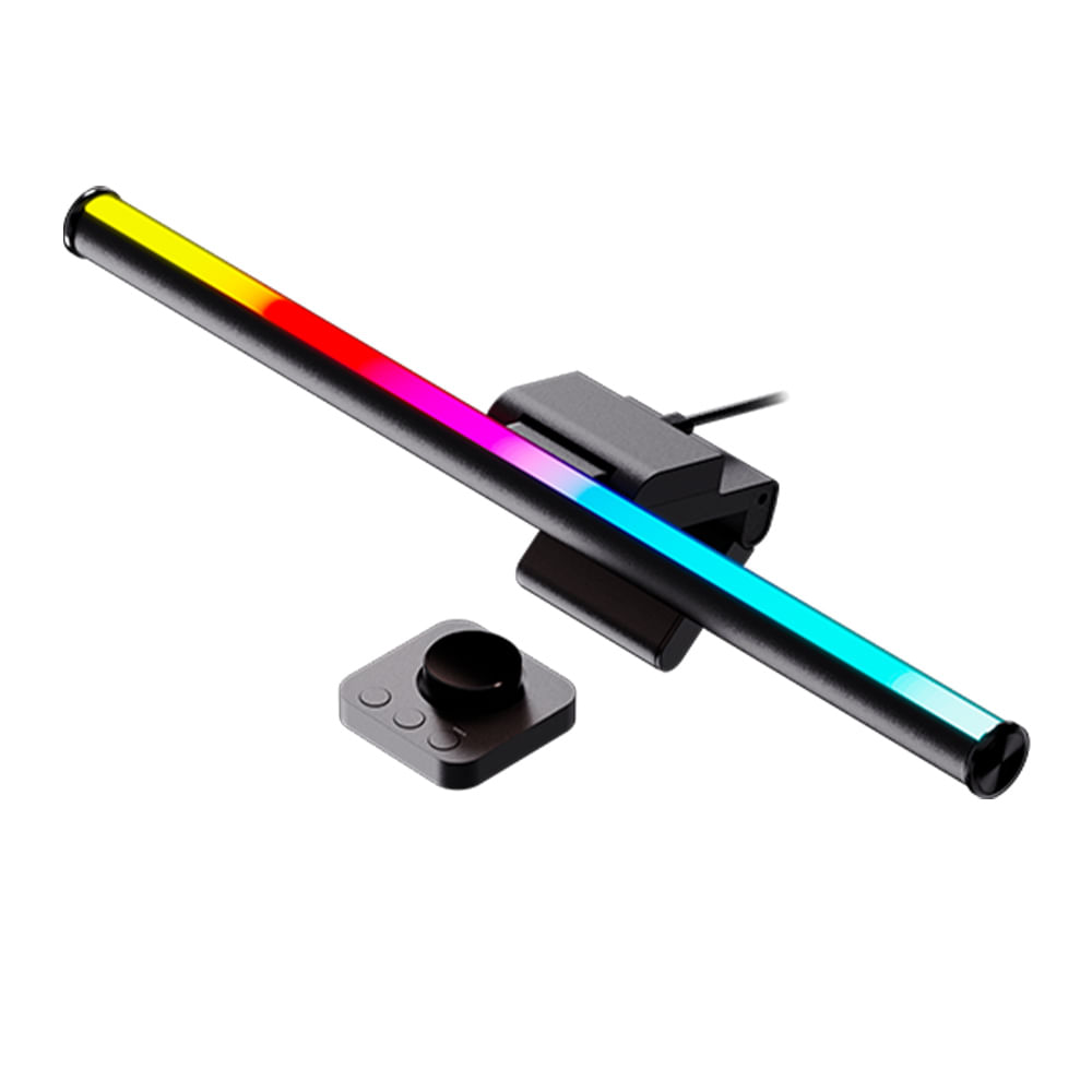 Barra de luz inteligente Primus NIMBUS2L Wi-Fi para monitor dual, CCT + RGBIC, 176 lúmenes, 15 escenas dinámicas, control remoto y voz, USB-C