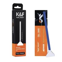 Hisopos de limpieza K&F Concept SKU.1697 para sensor full frame 24mm, pack de 10 unidades estériles de microfibra ultrasuave