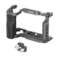 Jaula SmallRig para Sony ZV-E10 II con sistema HawkLock liberación rápida, múltiples roscas y zapatas frías, aluminio anodizado, negro