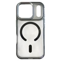 Case iBox para iPhone 17 Pro Metal Glow, con MagSafe para carga inalámbrica, soporte en cámara, negro