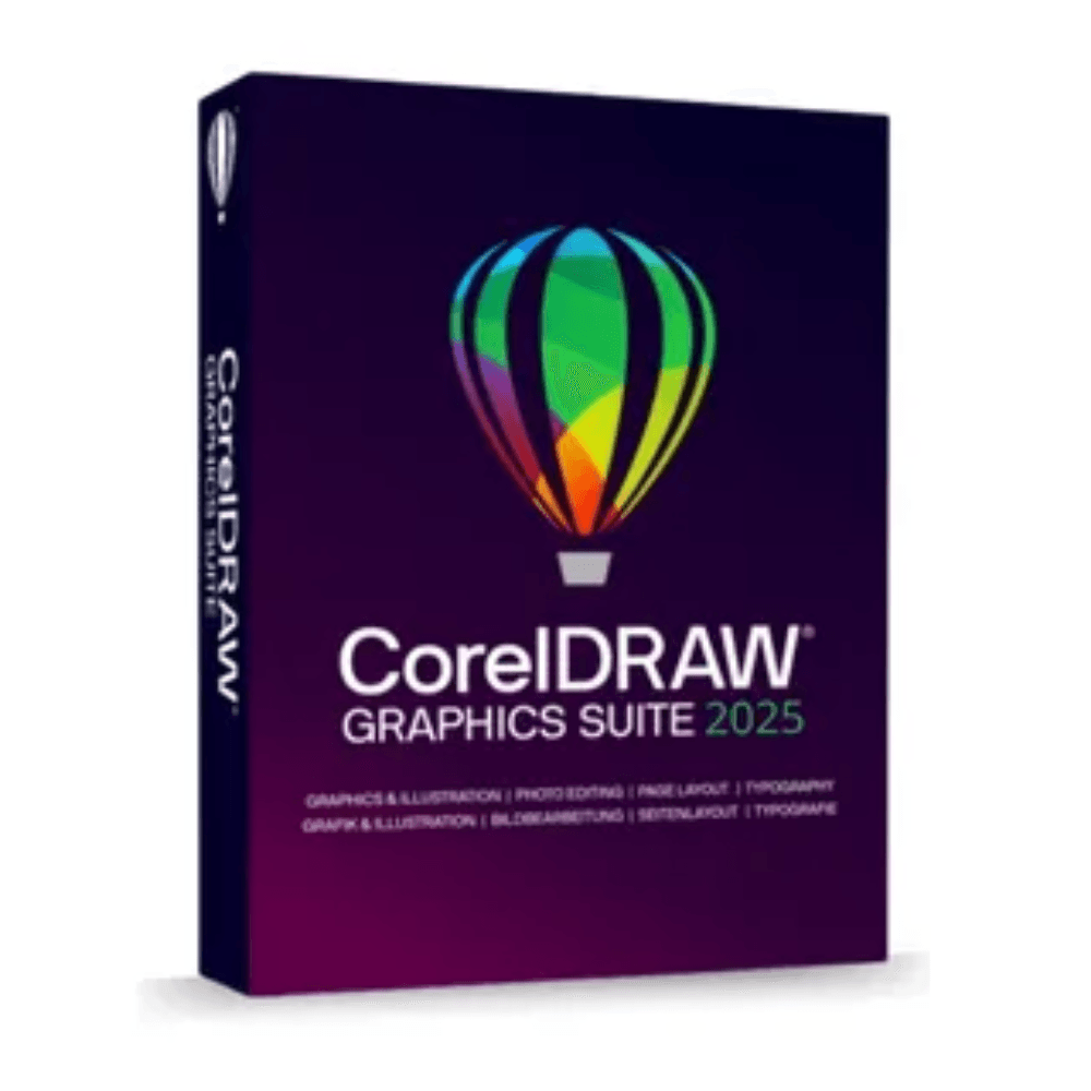 Licencia digital CorelDRAW Graphics Suite 2025, 1 dispositivo, compatible con macOS, duración 1 año
