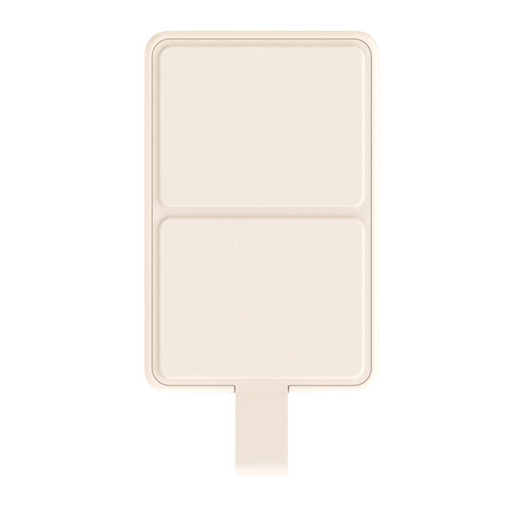 Imagen 2 del producto Batería magnética Xiaomi 6000 mAh con carga inalámbrica 15W, puerto USB Tipo-C, diseño compacto, portátil y protección contra sobrecargas, blanco