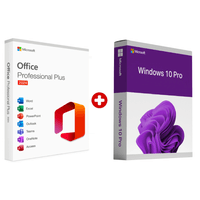 Licencia digital Microsoft Office 2024 LTSC Professional Plus + Windows 10 Pro, 1 dispositivo, compatible con Windows 10, duración permanente