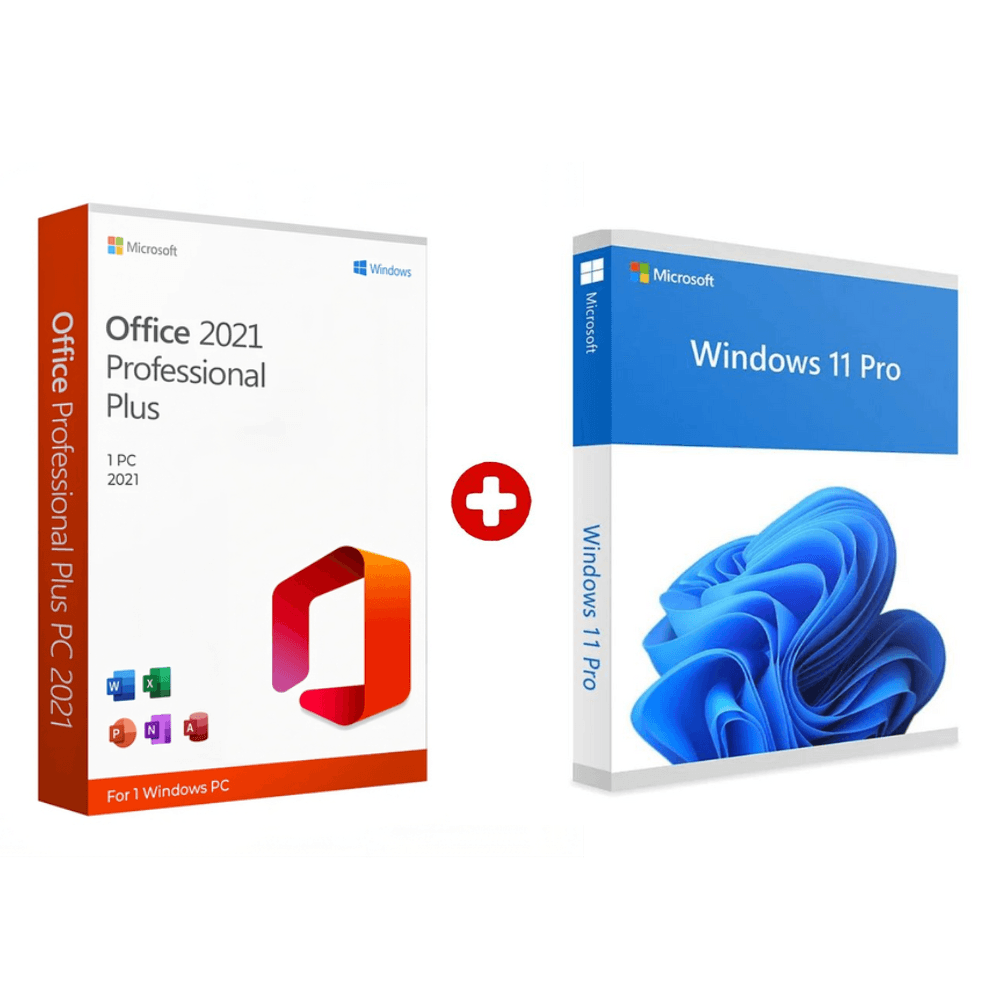 Licencia digital Microsoft Office 2021 Professional Plus + Windows 11 Pro, 1 dispositivo, compatible con Windows 11, duración permanente