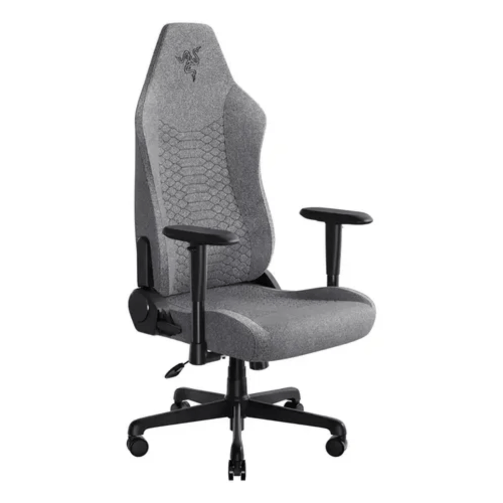 Silla gamer Razer Iskur V2 X, soporte de 136 kg, inclinación de 152°, regulación de altura, soporte lumbar, gris