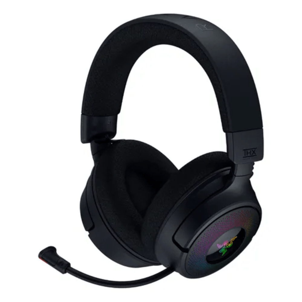 Audífonos gamer Razer Kraken V4 Chroma Black con micrófono, cancelación de ruido, negro