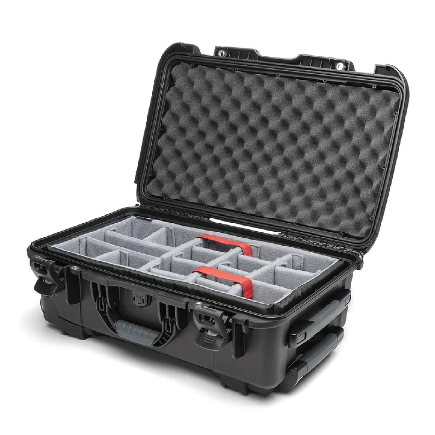 Maletín rígido Nanuk 935, con divisores acolchados, capacidad 28.5L, ruedas resistentes, impermeable y a prueba de impactos, negro