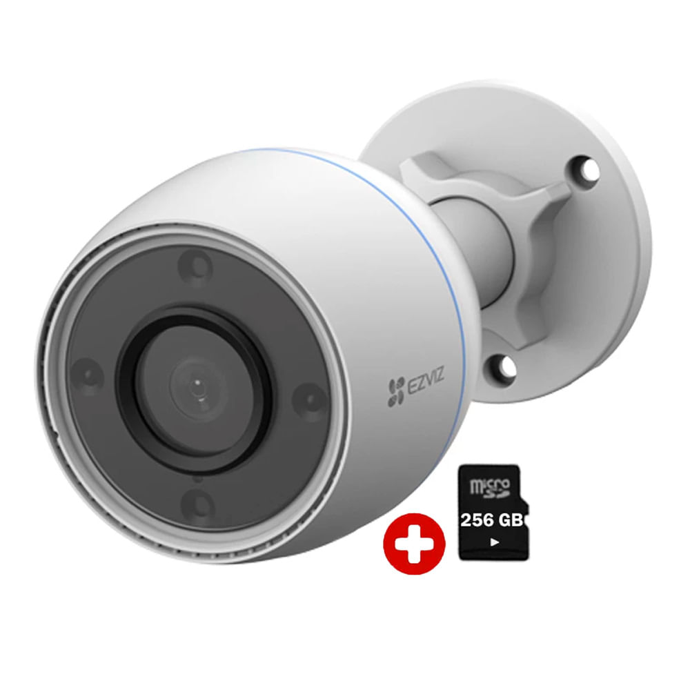 Cámara Seguridad Wifi H3C COLOR 1080P Ezviz IP67 Noche Color SD 256GB