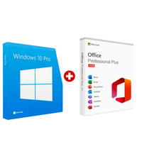 Licencia digital Microsoft Office 2024 LTSC Professional Plus + Windows 10 Pro, 1 dispositivo, compatible con Windows 10, duración permanente