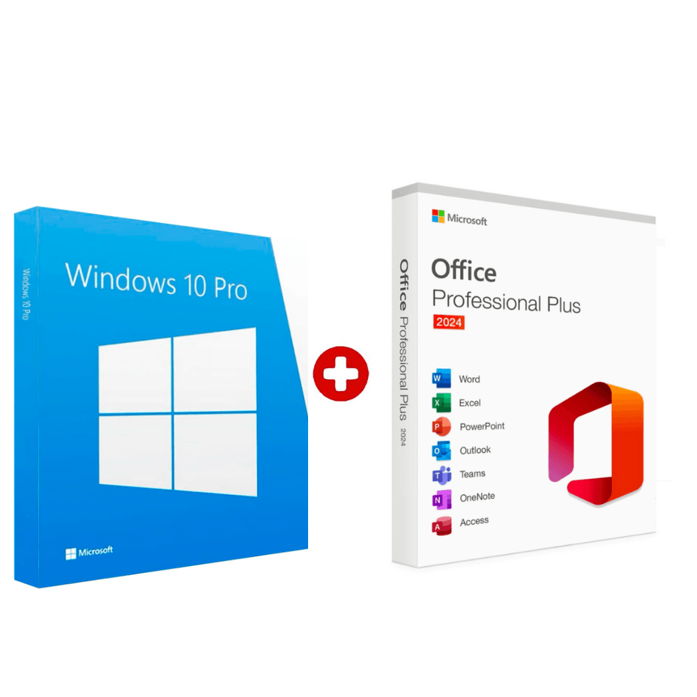 Licencia digital Microsoft Office 2024 LTSC Professional Plus + Windows 10 Pro, 1 dispositivo, compatible con Windows 10, duración permanente