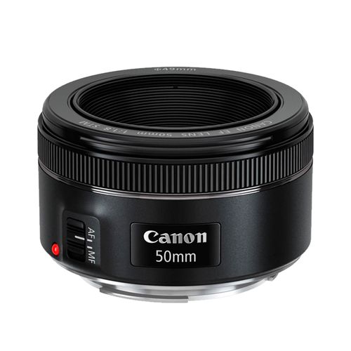 Lente Canon EF 50mm f/1.8 STM, apertura f/1.8, formato completo, revestimiento Super Spectra, enfoque automático STM, negro