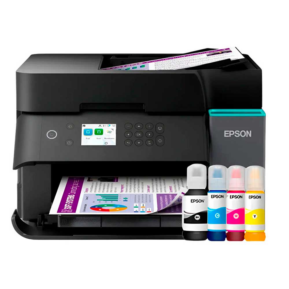 Imagen 1 del producto Impresora multifuncional Epson Ecotank L6370, inyección de tinta, inalámbrico, Wi-Fi, con tanques recargables