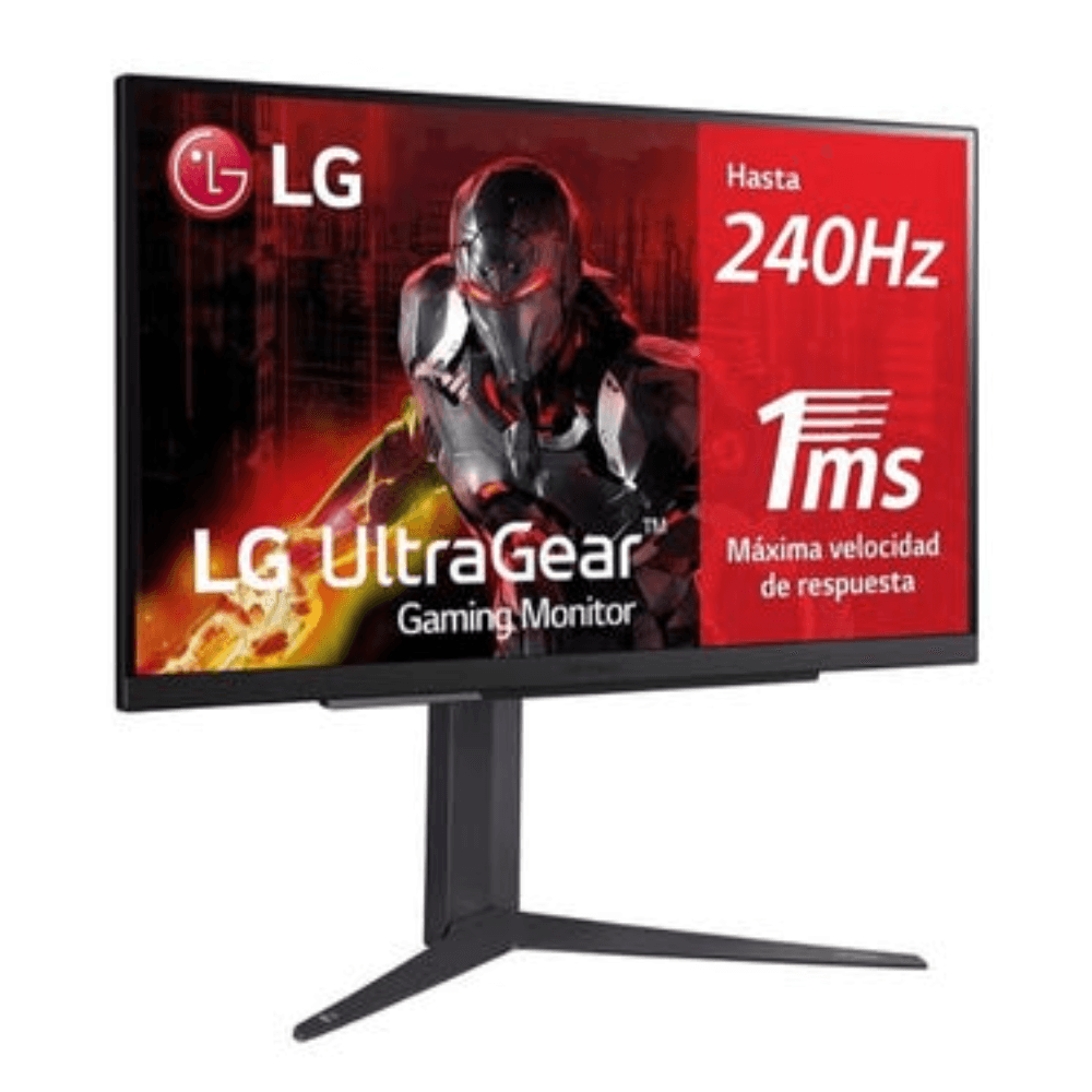 Imagen 2 del producto Monitor gamer plano LG 27” 27GR83, panel IPS, QHD 2K, 240Hz, 1ms, FreeSync Premium, NVIDIA G-Sync, negro