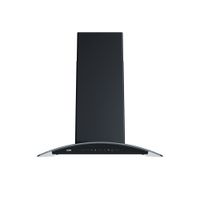 Campana Sole Venus Ink 60cm, 4 niveles de absorción, Touch Free, LED, ducto o recirculante, negro
