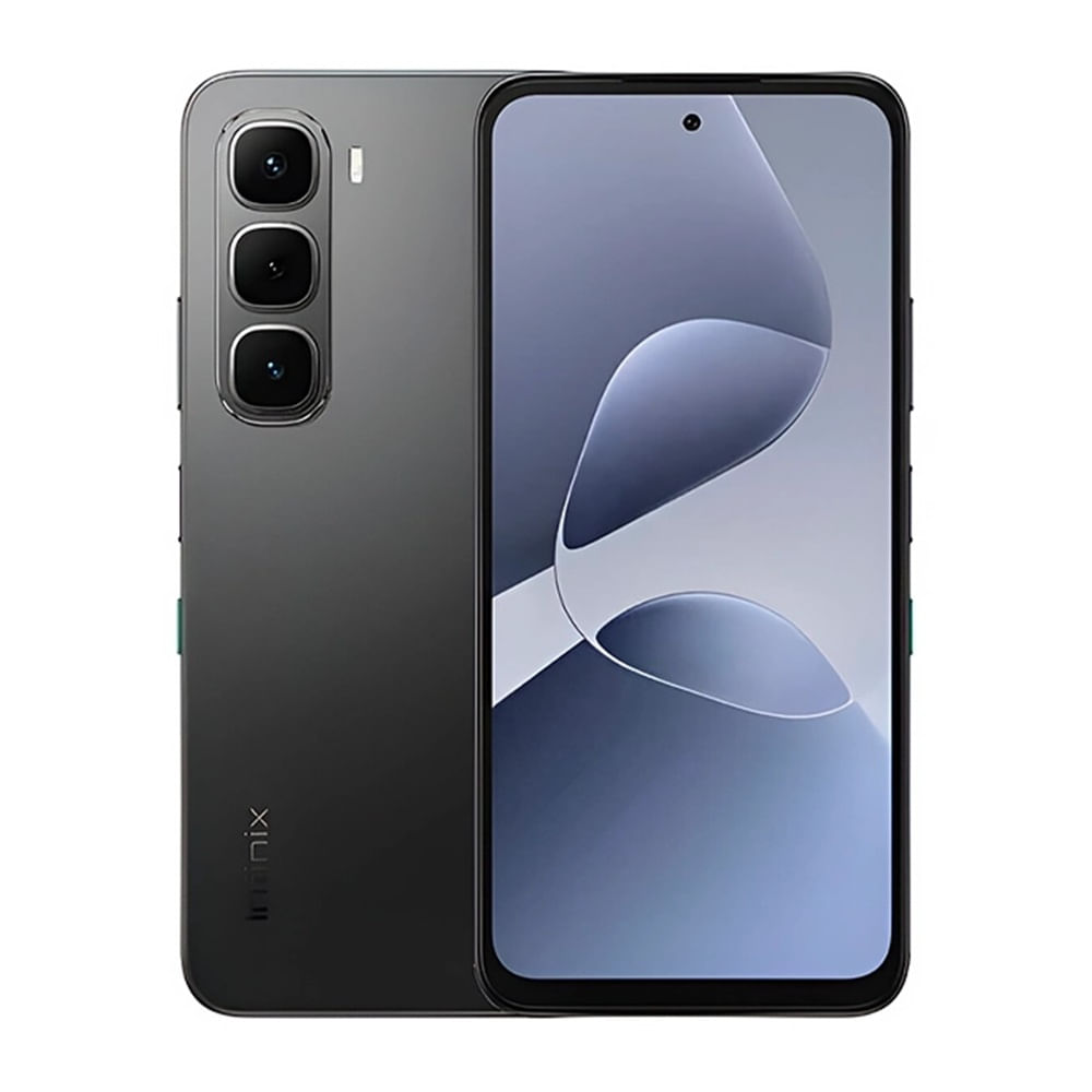 Celular Infinix Hot 60i 4G, 256GB, 4GB RAM, cámara trasera 50MP y frontal 8MP, 6.7", negro