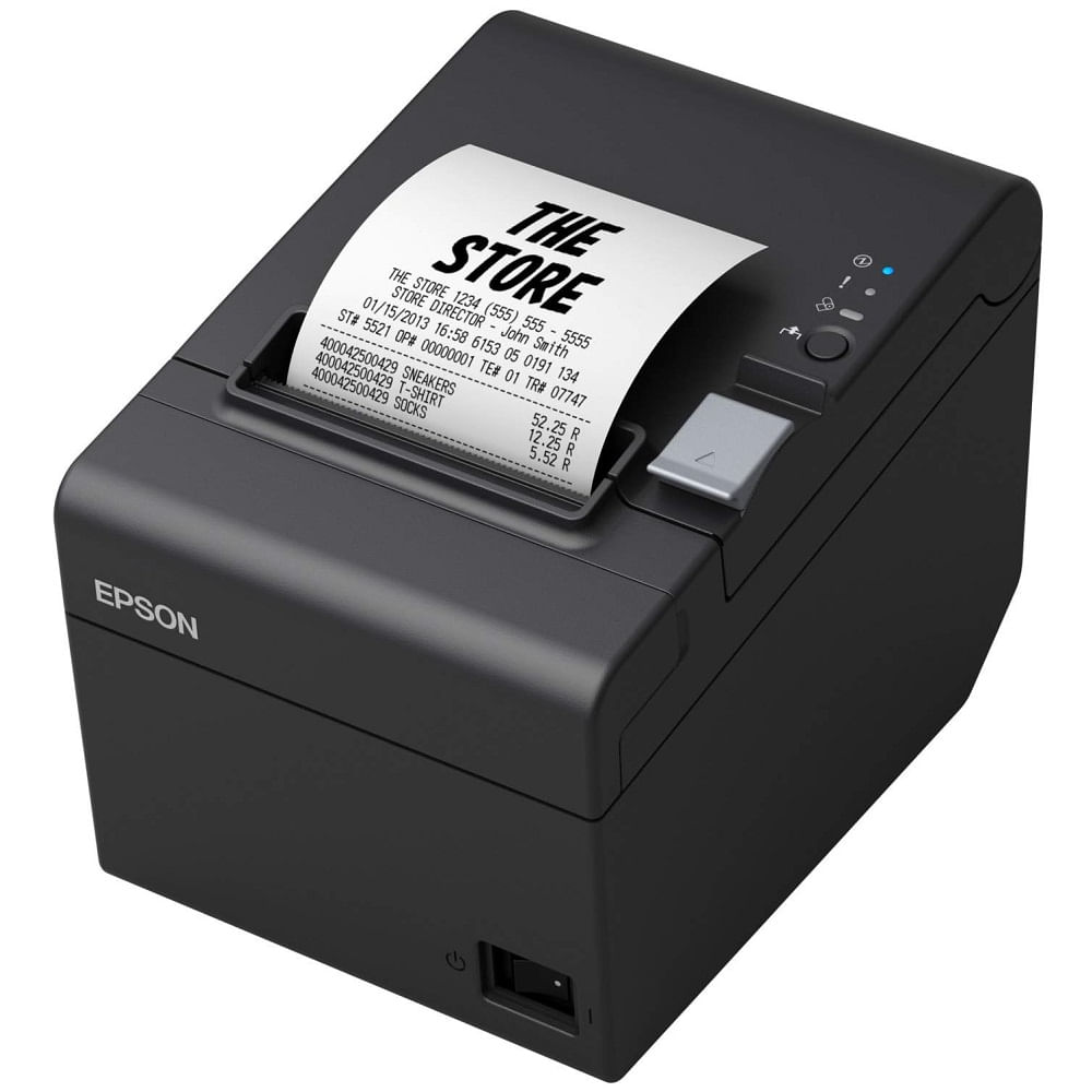 Imagen 2 del producto Impresora térmica Epson TM-T20III, 250 mm/s, interfaz USB, negro