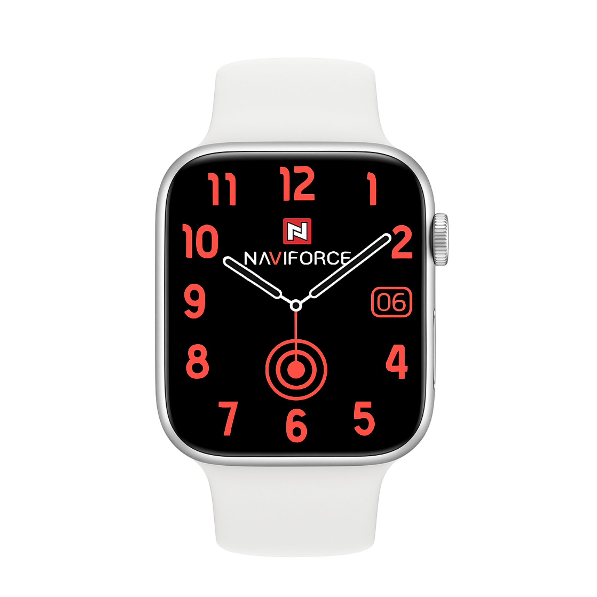 Imagen 2 del producto Smartwatch Naviforce Nt15 blanco, LTPO OLED, presión arterial, oxígeno, GPS, llamadas, app deportiva