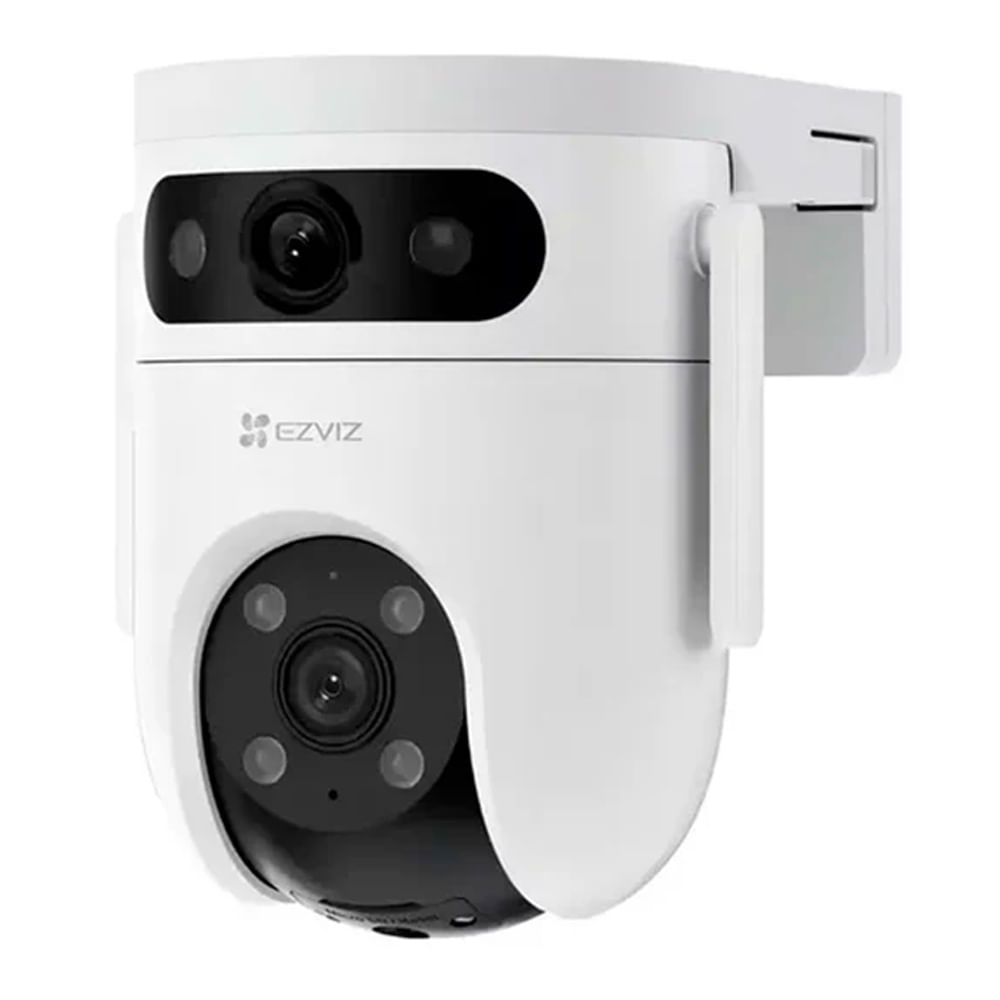 Imagen 1 del producto Cámara de seguridad WiFi Ezviz H9C 2K para exteriores, visión panorámica 360°, tecnología H.265, blanco