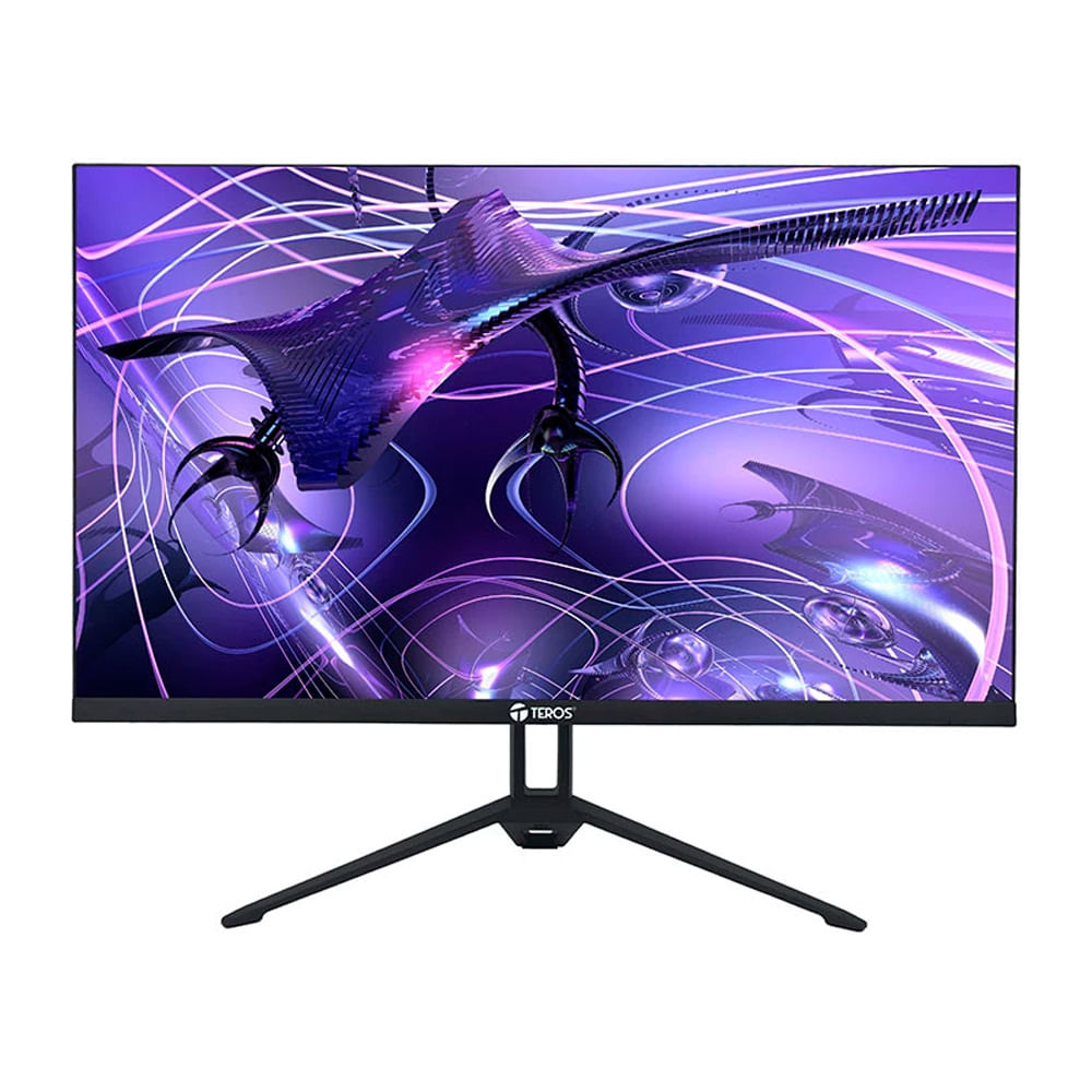 Monitor gamer plano TEROS TE-2417S 23.8" FHD IPS, 144Hz, 1920x1080, HDMI, DP, VESA, FreeSync, negro