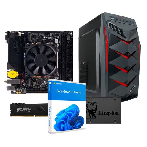 PC Armada: Placa madre Advance MoDT/Intel Core i7-13620H + 8GB RAM/480GB SSD + Gabinete Antryx Elegant 650 Black + Licencia Microsoft Win11 + armado