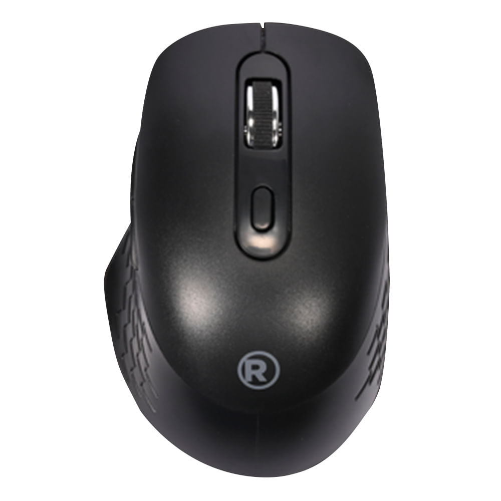 Mouse inalámbrico Radioshack 1600 dpi, 6 botones, negro