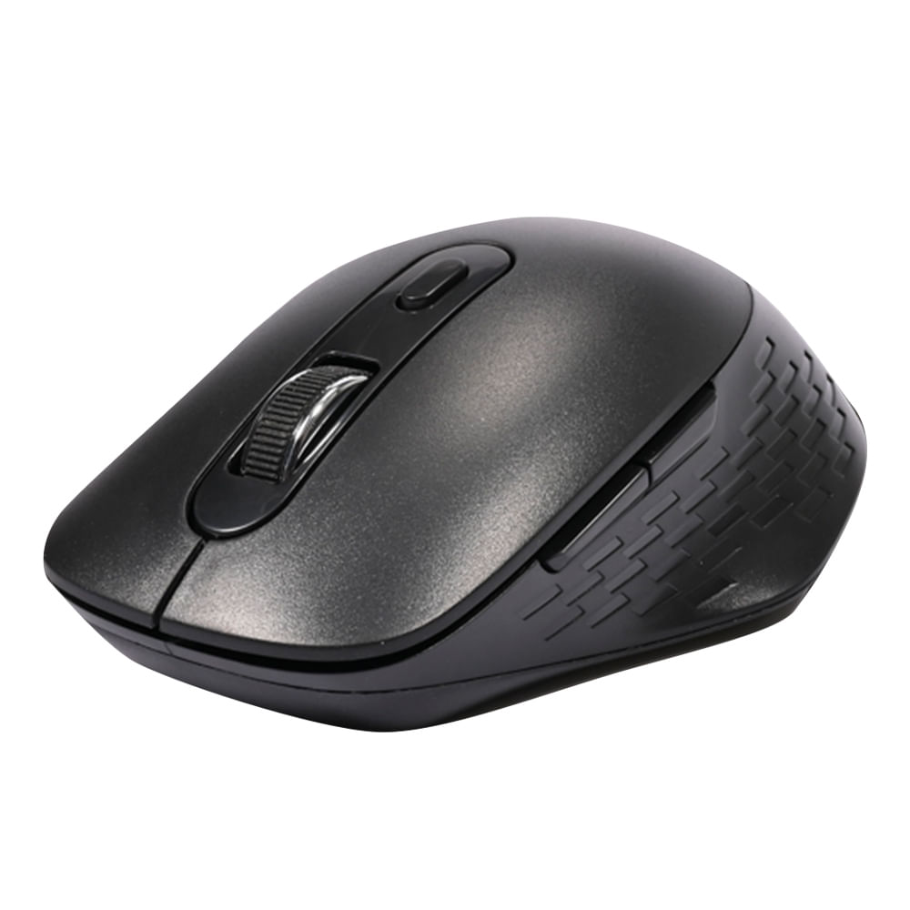 Imagen 2 del producto Mouse inalámbrico Radioshack 1600 dpi, 6 botones, negro