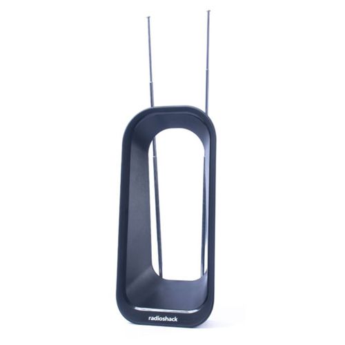 Antena digital para inetriores Radioshack resolución Full HD, conector F, Señales de TV digital y señales analógicas