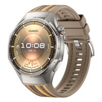 Smartwatch Huawei GT 6 PRO 46mm, pantalla AMOLED, resistente al agua 5 ATM, certificación IP69, batería hasta 21 días, marrón