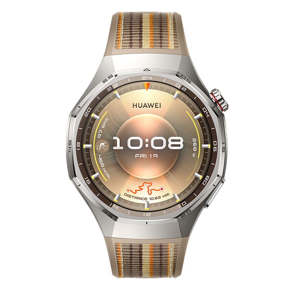Imagen 2 del producto Smartwatch Huawei GT 6 PRO 46mm, pantalla AMOLED, resistente al agua 5 ATM, certificación IP69, batería hasta 21 días, marrón