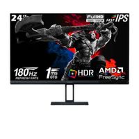 Monitor gamer plano 23.8"" Xiaomi G24i Panel IPS, FullHD (1920 x 1080), 180Hz, 1ms, entradas DP HDMI, negro