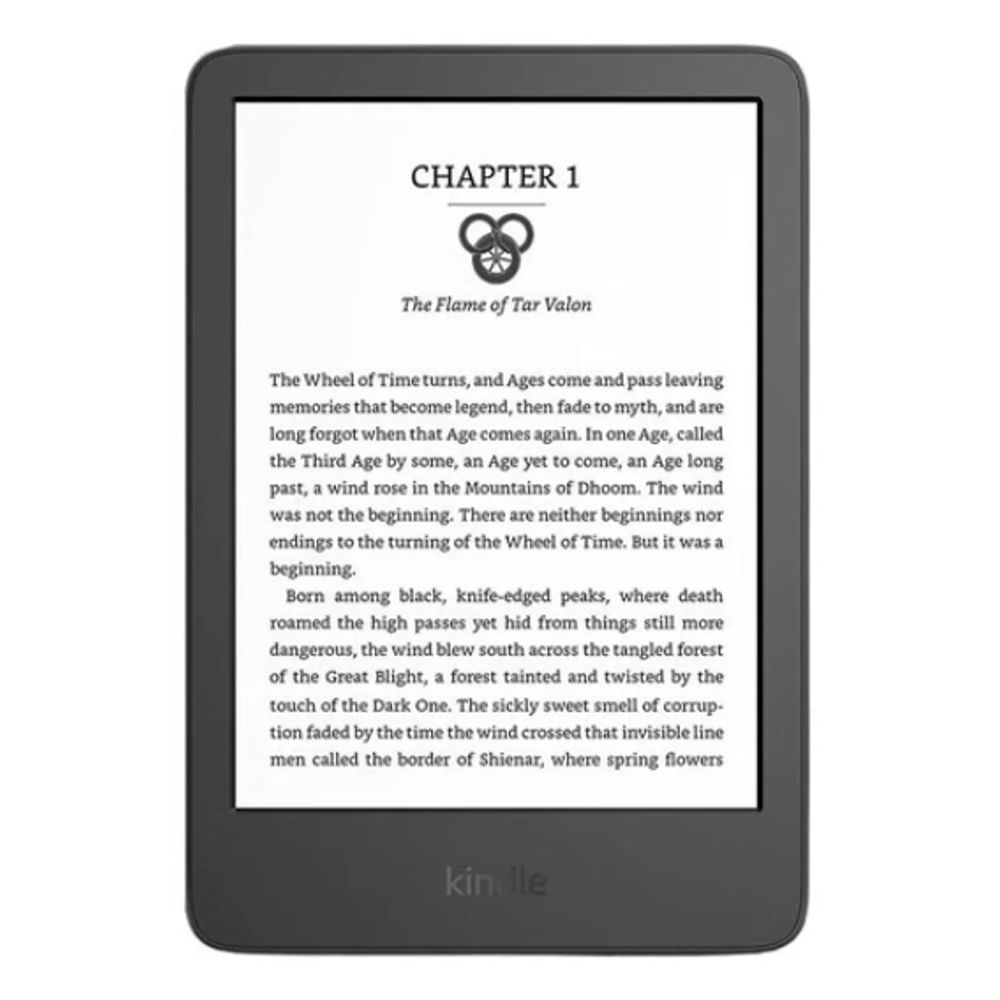 Imagen 2 del producto E-reader Amazon Kindle 6"" 2024 16GB, ligero y compacto, pantalla antirreflejos, luz frontal brillante, modo oscuro y lectura prolongada, negro