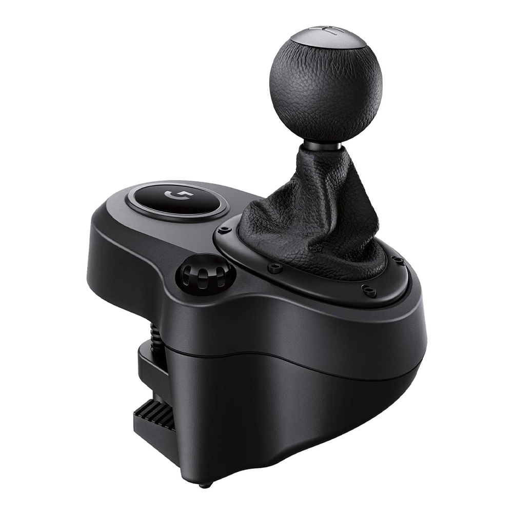 Imagen 2 del producto Palanca de cambios Logitech para volantes G29 & G923 6 Velocidades, marcha atrás, construcción en acero y cuero para simuladores de carreras