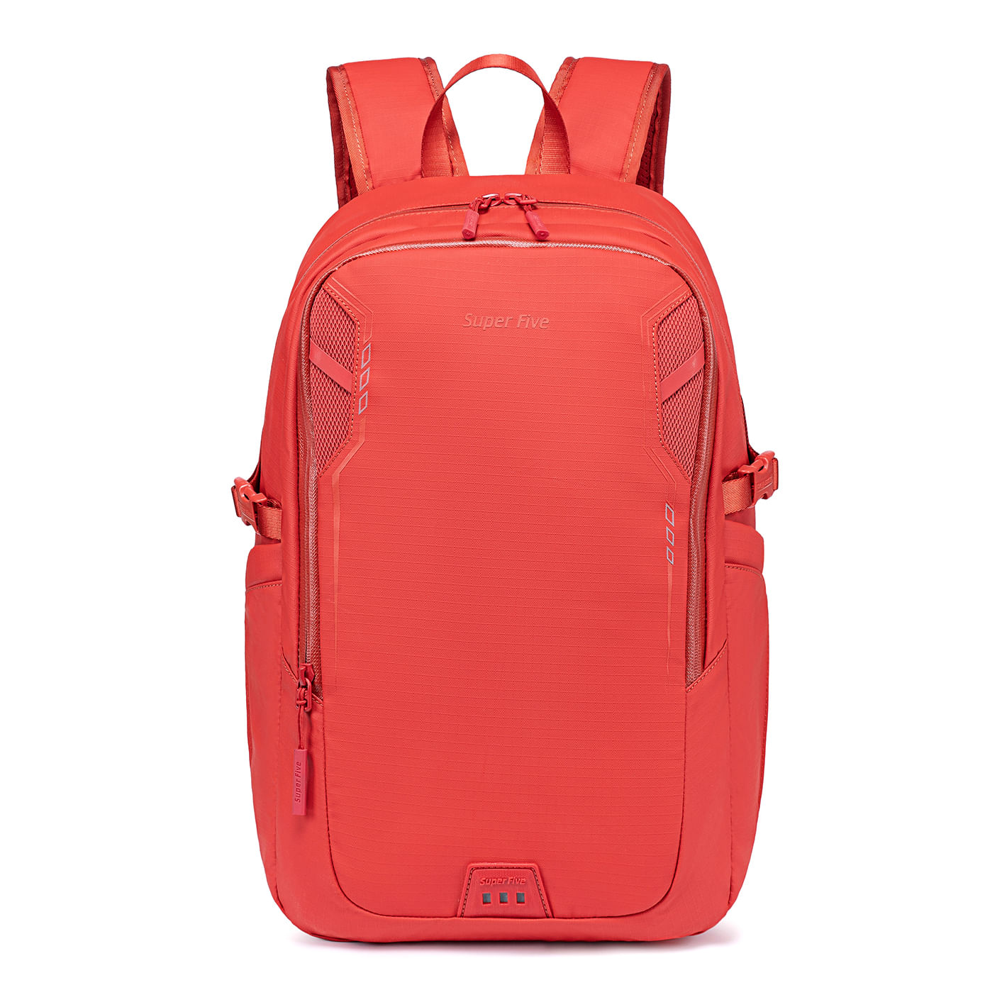 Imagen 2 del producto Mochila Super Five FB00700 22L, compartimento laptop 16"", impermeable, bolsillos organizadores, naranja
