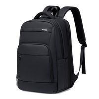 Mochila Golden Wolf GB00708 expandible 37L, compartimento laptop 16"", impermeable, bolsillos laterales, negro