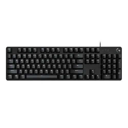 Teclado gamer alámbrico Logitech G G413 SE, conexión USB, mecánico, idioma español, negro
