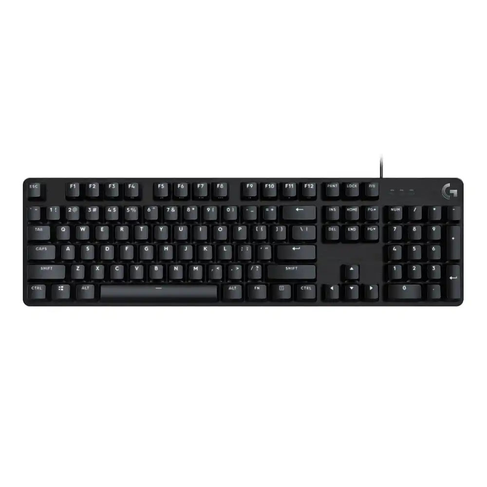 Teclado gamer alámbrico Logitech G G413 SE, conexión USB, mecánico, idioma español, negro
