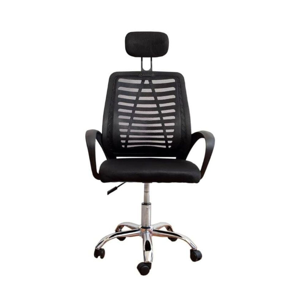 Imagen 2 del producto Silla de oficina Dubai RTA-9080 ergonómica, con reposacabeza ajustable, balanceo gerencial y respaldo de malla