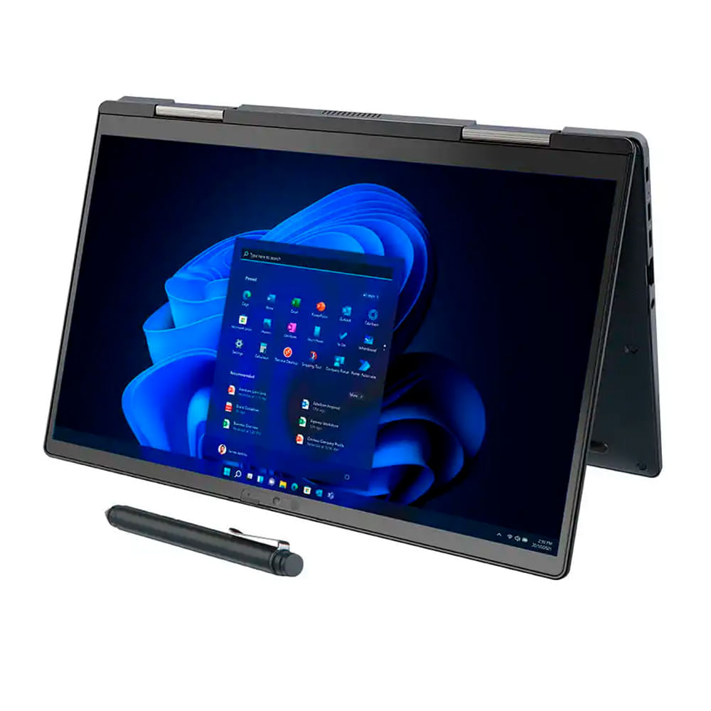 Laptop convertible Toshiba ultraligera 13.3", procesador Core i5, 8GB RAM, 512GB SSD, pantalla táctil FHD, azul