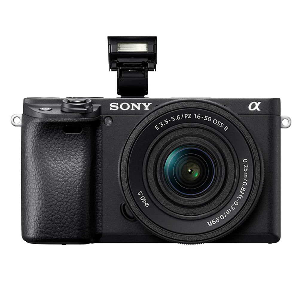 Imagen 2 del producto Cámara digital Mirrorless Sony Alpha ILCE-6400 24.2MP, grabación en 4K, sensor Exmor CMOS APS-C, lente 16-50 mm f/3.5-5.6 OSS
